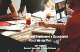 How to write and implement a successful fundraising plan copy