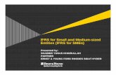 IFRS for Small and Medium-sized Entities (IFRS for SMEs)