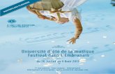 Université d'été de la musique Festival dans l'Embrunais