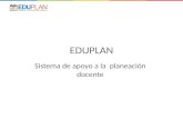 Sistemas de planeación docente (EDUPLAN)