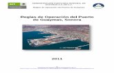 Reglas de Operación del Puerto de Guaymas