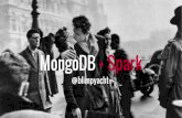 MongoDB + Spark