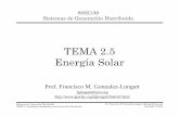 Capitulo 2.5: Sistemas Fotovoltaicos, Sistemas de Generacion Distribuida