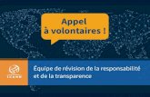 Call for Volunteers: Accountability & Transparency Review Team_FR