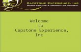 Capstone Experience, Inc Presentation