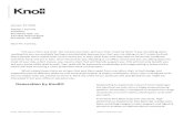 Knoll sales letter