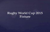 Rugby fixture
