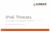IPv6 Threat Presentation