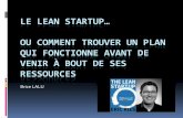Lean startup - Brice LALU