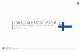 Asian Fashion & Lifestyle Market Pre-study - China