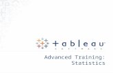 Tableau 라이브 온라인 교육 - 통계 분석 (Statistics)