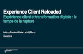 Experience client et transformation digitale