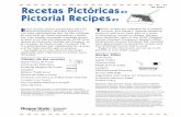 Spanish-English Pictorial Recipes, set #3