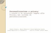 Personalization and privacy