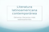 Literatura latinoamericana contemporánea
