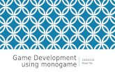 Game development using monogame