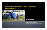 Plan 495 presentation homeless in honolulu