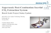Supersonic Post-Combustion Inertial CO 2 Extraction System