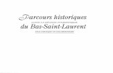 8}Jarcours historiques du Bas-Saint-Laurent