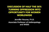 Read Dr. Nourse's presentation: Half the Sky