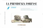 La Previdenza Forense - Gennaio-Marzo 2008 - N. 1
