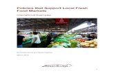 Policies that Support Local Fresh Food Markets
