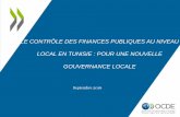Recommandations du rapport "Pour une meilleure gouvernance des finances publiques au niveau local en Tunisie"