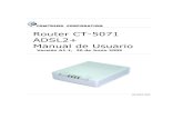 Router CT-5071 ADSL2+ Manual de Usuario