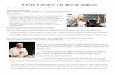 El Papa Francisco y la libertad religiosa