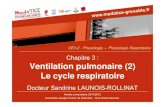 Ventilation pulmonaire (2) Le cycle respiratoire