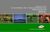Informe de la Comisión de Autosuficiencia Alimentaria 2014.