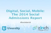 Digital, Social, Mobile: The 2014 Social Admissions Report