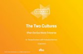 The Two Cultures - When DevOps Meets Enterprise