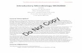 Introductory Microbiology MCB2000
