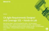 CA Agile Requirements Designer and Coverage 101 - Hands on Lab
