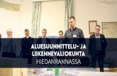 "Vetovoima vauhdilla alkuun" - Tampereen kauppakamarin aluesuunnittelu- ja liikennevaliokunta Hiedanrannassa