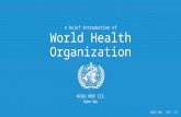 World health organization 簡介