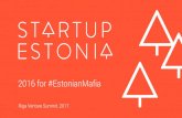Estonian Startup Ecosystem 2016
