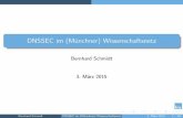 DNSSEC im (MÃ¼nchner) Wissenschaftsnetz