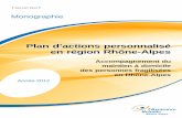 Plan d'actions personnalisé en région Rhône-Alpes