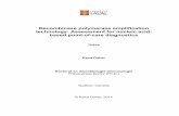 Recombinase polymerase amplification technology: Assessment for ...