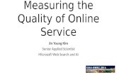 Measuring the Quality of Online Service - Jinyoung kim
