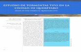 ESTUDIO DE TORMENTAS TIPO EN LA CIUDAD DE QUERÉTARO