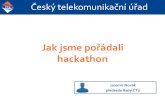 Jaromír Novák: Jak jsme pořádali hackathon