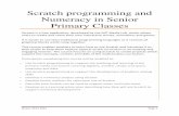 Scratch programming and Numeracy in Senior Primary Classes