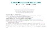 Document maître dans Writer (OpenOffice)