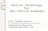 Basic Textile technology for Non-Textile Graduate
