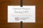 Optional Practical Training (OPT) Workshop Presentation