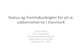 Status og fremtidsudsigter for ph.d. nyborg