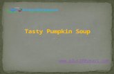Tasty pumpkin soup